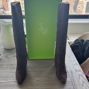 Sam Edelman Dark Brown Heeled Boots